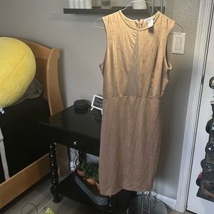 Suede Dress